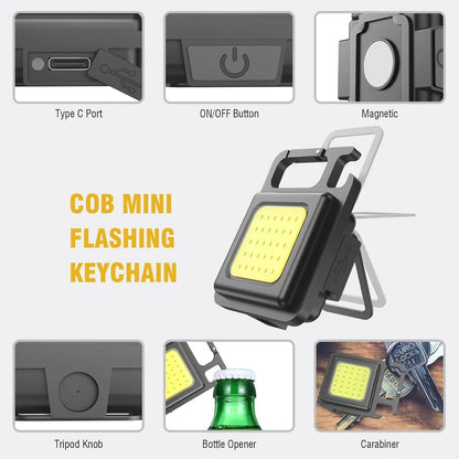 Led Rechargeable Keychain Light